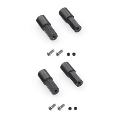 Components For WPL D12 C14 C24 C34 B14 B24 C16 B36 For MN D90 For MN99S 4 Pcs Metal Rear Axle Shaft RC Car Upgrade Parts Accessories