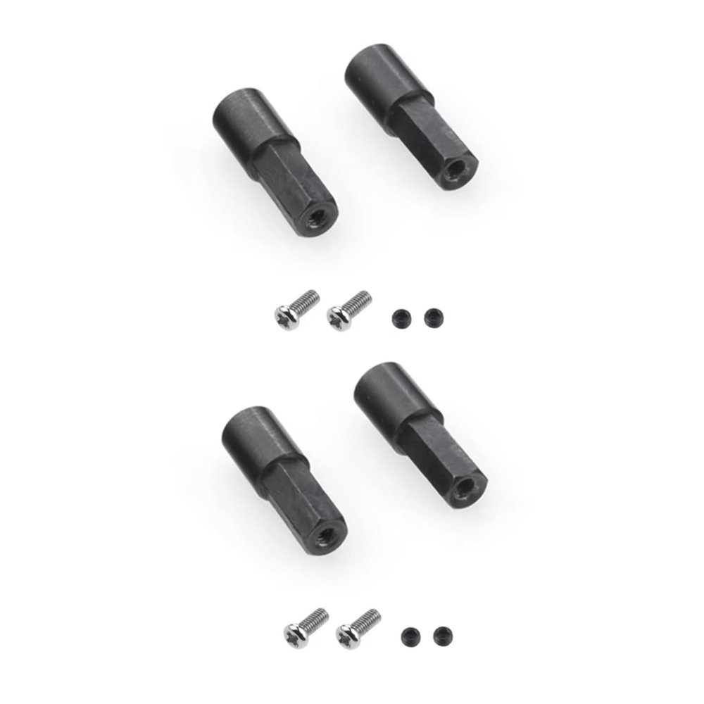 Components For WPL D12 C14 C24 C34 B14 B24 C16 B36 For MN D90 For MN99S 4 Pcs Metal Rear Axle Shaft RC Car Upgrade Parts Accessories