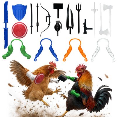 4PCS 3D Printed Chicken Arm to Put on Chickens, 20PCS Funny Chicken Hands Neck Toy Accessories, Accessories for Chickens to wear (Superhero Series)