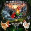 4PCS 3D Printed Chicken Arm to Put on Chickens, 20PCS Funny Chicken Hands Neck Toy Accessories, Accessories for Chickens to wear (Superhero Series) view 2