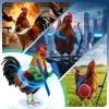 4PCS 3D Printed Chicken Arm to Put on Chickens, 20PCS Funny Chicken Hands Neck Toy Accessories, Accessories for Chickens to wear (Superhero Series) view 3