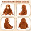 Babylounger Orangutan, Gorilla Plush, Gorilla Stuffed Animal for Home Room Dcor, Ideal Gift for Kid Boy,Girl&Girlfriend (90cm/36inch) view 4