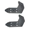 2Pcs Carbon Fiber Side Spoiler Rear Wing Plate Bracket Compatible with Limitless F1 1/7 Scale RC Car Model Upgrade Accessories view 3
