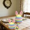 3D Easter Egg Set, Mystery Rabbit Egg with Bunny Inside Surprise Bunny Eggs Party Favors Easter Basket Stuffers Home Desk Decor (2pcs Red+Gold) view 4