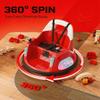 12V Bumper Car, Electric Ride on Toys for Toddlers & Kids 1-3 with Remote Control, 3-Speed, 360 Spin, Music, 5 Lighting Mode, DIY Stickers, Baby Toys Gift (red) view 4