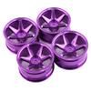 4pcs 1/10 On-Road Drift Car 52MM Aluminum Metal Wheel Hub Compatible with Kyosho 1:10 Scale RC Cars view 1