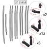 RC Car Toys Components For Axial For SCX10 For SCX10 II 90046-1/10 Stainless Steel Connecting Rod 313mm/324mm Kit RC Crawler Upgrade Accessory(313MM) view 2
