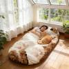 Fluffy Cat Sleeping Bag for Adults, Soft Cat Envelope Sleeping Bag, Washable Animal Warm Blanket, Plush Cats Envelope Sleep Bags for Camping, Sleepovers & Home Lounging(Style E) view 4