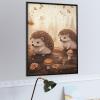 1000 PCS Woode Puzzles for Aldult, Personalized Wooden Puzzles for Family Games, Funny Nature Lovely Hedgehog Lovers Jigsaw Puzzle with Box for Gift, Lightweight Puzzle Piece for Beginner view 4