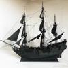 3D Wooden Pirate Ship Model Kit, 1:50 Scale Black Pearl Model DIY Assembly Sailing Ship, Large Display Building Set for Desk Decor & Collector (80cm) view 2