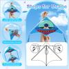 12 Pack Mini Kites for Kids, Catapult Kites Finger Kite for Kids Thumb Launching Catapult Kite Birthday Party Favors for Boys Girls Teens Beach Park Backyard Outdoor Sports Flying Toys view 3