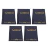 Zerodis Livre de Rangement de Pices Monnaie en PVC, Hautement Transparent, Paquet 5, Collection Pices, Affichage Facile view 1