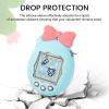Silicone Cover Case for Tamagotchi Connection V3 Electronic Pet, Soft Protective Sleeve Cute Skin Case Silicone Protective Cover Shockproof Anti-Drop Full Protection (Brown) view 4