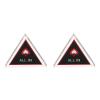 MALUGOGO 2pcs Dealer Button - Black White Double Layer All in Button - Acrylic Poker Table Supply Chips for Party Game Tokens Night Gatherings Entertainment Accessories view 1