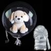 10 Pack 26 Inch Wide Neck Bobo Balloons, Clear Stuffing Balloons - TPU Transparent Balloon for Independence Day, Halloween, Thanksgiving, New Year's Day, Birthdays & Baby Showers (10, 26inch) view 1