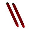 Zunate 2Pcs Pen with Tethers for Touch Screens, Kid Friendly Design for Tablets and Phones, Compatible with Fire Kids, ABS and Silicone Material (Red) view 2