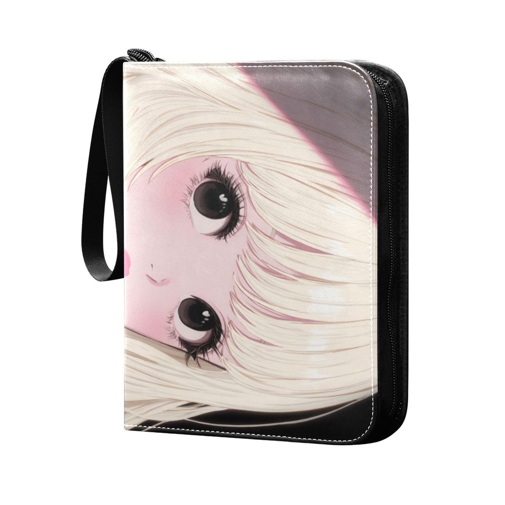 card photo album Trading Card Binder with double sided removable sleeves for game, baseball cards collection Beauty Anime Doll