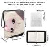 card photo album Trading Card Binder with double sided removable sleeves for game, baseball cards collection Beauty Anime Doll view 3