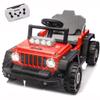 12V Kids Ride On Building Block Car W/Parents Control,Electric Truck Car/Kart-Switch Freely,Building Vehicles,One Chassis,Two Forms,Four-Wheel Suspension for Kids 2-4, Red view 1