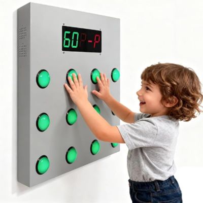 Acivirdde Reaction Training Game with Timer and Scorer, Adjustable Speed and Difficulty, Perfect for Party Fun and Brain Teasers.
