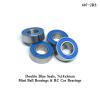 10Pieces 687 2RS 7x14x5 mm Miniature Ball Bearing 687RS ABEC3 7 14 5 Blue Sealed Model * Remote Control(MR125-2RS 5x12x4mm) view 2