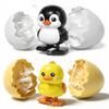 Hulezt Boom Eggs 2026 New Wind-Up Surprise Eggs, Dinosaur Egg Rotate to Hatch Walking Animal Hatching, Reusable Clockwork Fun Dino Eggs Easter Basket Stuffers for Adult Birthdays (Duck + Penguin) view 1