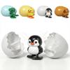 Hulezt Boom Eggs 2026 New Wind-Up Surprise Eggs, Dinosaur Egg Rotate to Hatch Walking Animal Hatching, Reusable Clockwork Fun Dino Eggs Easter Basket Stuffers for Boys Girls Birthdays (Penguin) view 1