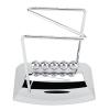 Zerodis Newton's Cradle Balance Balls with Plastic Base, Physics Science Pendulum Educational Toy for Kids and Adults, Home Office Desk Ornament view 1