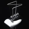 Zerodis Newton's Cradle Balance Balls with Plastic Base, Physics Science Pendulum Educational Toy for Kids and Adults, Home Office Desk Ornament view 3
