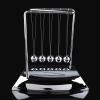 Zerodis Newton's Cradle Balance Balls with Plastic Base, Physics Science Pendulum Educational Toy for Kids and Adults, Home Office Desk Ornament view 4