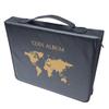 Collection Album and Paper Money Storage Case with 200 Pockets and 30 Currency Sleeves, PU Leather Binder for Stamps and Souvenirs, 13 x 10.44 x 2.36 Inches, Transparent PVC view 2