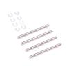 Drfeify 4pcs Stainless Steel Suspension Pins, 48mm RC Car Parts with E Clips, for Slash 1 10 Remote Control Car view 4