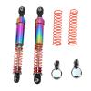 1 Pair RC Car Shock Absorber 105mm Colorful Oil Pressure Damping Large Caliber RC Shock Damper with Offset Cap view 1