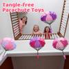 Yeeeasy Tangle-Free Parachute Toys for Kids Outdoor Flying Game, Girls 4Pcs view 2