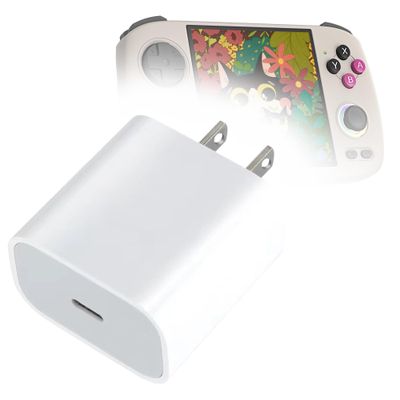 BoxWave Charger Compatible with Voacle RG CubeXX (3.95 in) - PD GAN miniCube (30W), 30W Tiny PD GAN Type-C Wall Charger - Winter White