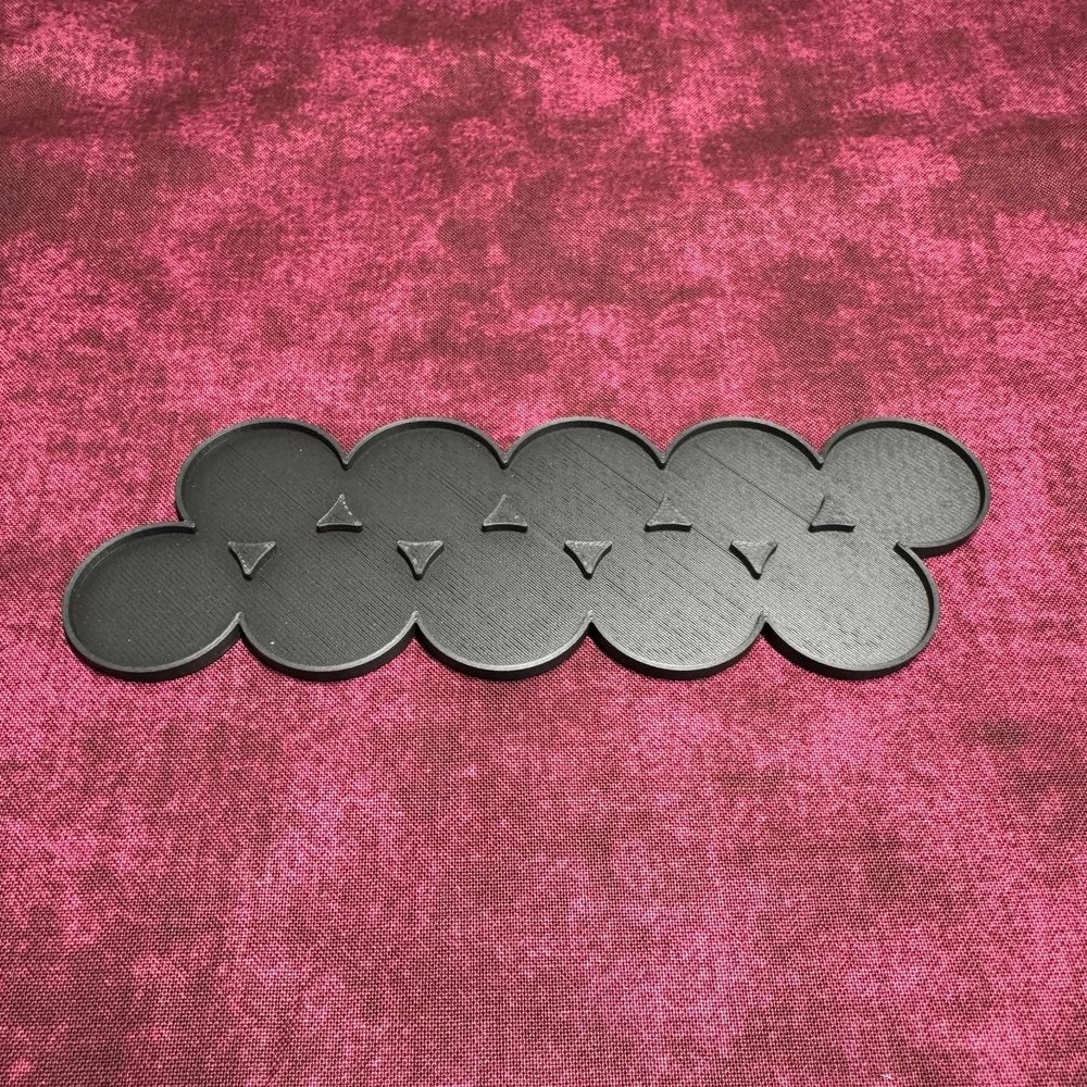 25mm, 28mm, 32mm and 40mm Round Movement Trays (28mm 10man Offset Flat, 3.0, Count)