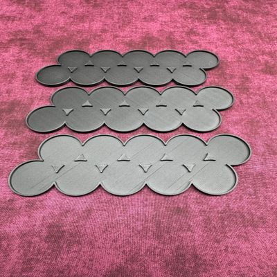 25mm, 28mm, 32mm and 40mm Round Movement Trays (25mm 10man Offset Flat, 3.0, Count)