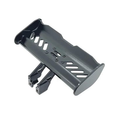 For Wltoys 144001 144010 144016 124007 124008 124017 124019 Metal Tail Wing RC Car Upgrade Parts Accessories RC Car Toys Parts(Black)