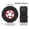 For Traxxas For Slash For Arrma For Senton 1/10 4Pcs 109mm Short Course Truck Tire Tyre With 12mm 14mm 17mm Wheel Hex RC Car RC Car Toys Parts(Black) view 2