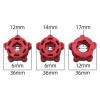 For Traxxas For Slash For Arrma For Senton 1/10 4Pcs 109mm Short Course Truck Tire Tyre With 12mm 14mm 17mm Wheel Hex RC Car RC Car Toys Parts(Black) view 3