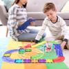 PicassoTiles 45pc Magnetic Tiles Race Track Set With 2 Racing Cars Plus Traffic Accessory Kit STEM Educational Learning Construction Building Magnet Tile Toy For Toddlers Boys Girls Kids Age 3+ PTR451 view 2
