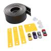 Asixxsix Flexible Race Track for Kids, Customizable Racecourse Assembly Robust Construction Gravity Powered, Anti Gravity Race with Suction Cups for Boys Girls Ages 3 to 10 (Black) view 2