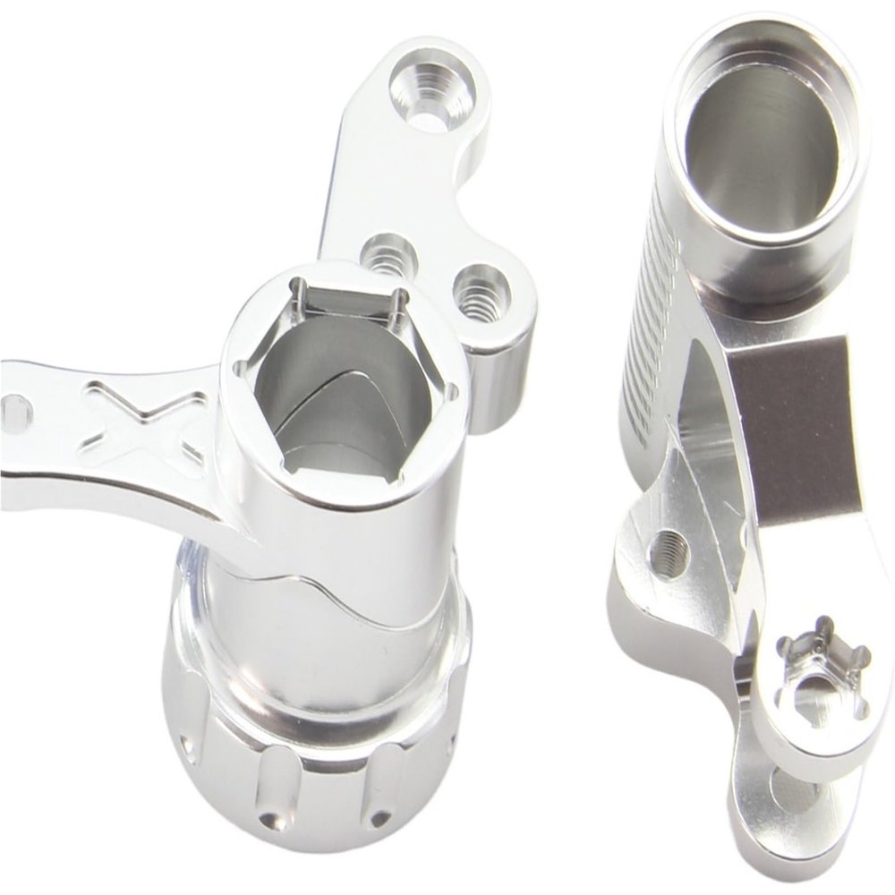 1/5 RC Car for lo-si 5ive t V1.0 CNC Aluminum Steering System Upgrade Part(Silver)
