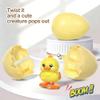 Boom Eggs Wind-Up Surprise Eggs, Twist to Hatch Walking Dino Animal Toy, Reusable Clockwork Dinosaur Toys for Easter Birthday Gifts(Duck) view 2