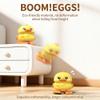 Boom Eggs Wind-Up Surprise Eggs, Twist to Hatch Walking Dino Animal Toy, Reusable Clockwork Dinosaur Toys for Easter Birthday Gifts(Duck) view 4