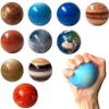 10Pcs Solar System Toys, PU Solar System Stress Planet Balls, Stress Relief Planets Squeeze Balls Educational Space Toy for Kids Adults (10 Universe Planets) view 1