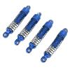 Drfeify RC, 4PCS 50mm T6061 Aluminum Alloy with CNC Machining for RC Vehicle, High Strength Wear Adjustable Preload Force (Blue) view 3