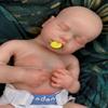 Abenduot 18inch 6.2lbs Real Baby Weight Can Open Mouth Real Life Full Body Silicone Baby Dolls Anatomically Correct Newborn Girl Dolls Loulou view 3