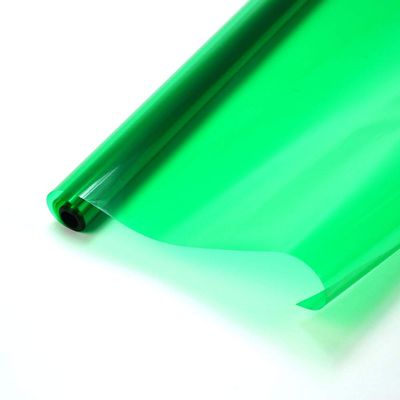 AEORCACC Balsawood Airplane Model Covering Film, Multiple Colors Available, 2m per Roll, Heat Shrink Adhesive Film for RC Aircraft and Craft Projects (Transparent Green)