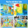 Hugut Upgraded 3-Tier Sand Water Table Outdoor Sensory Play Table for Kids, Ideal Gift for Backyard Summer Fun view 4